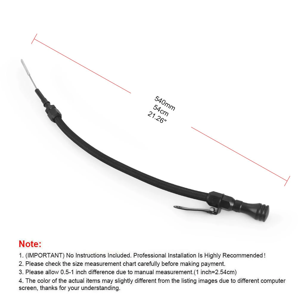 New & High Performance LS Flexible Stainless Oil Dipstick For LSX LS1 LS2 LS2 LS6 4.8L 5.7L 6.0L 6.2L For Car Accessories