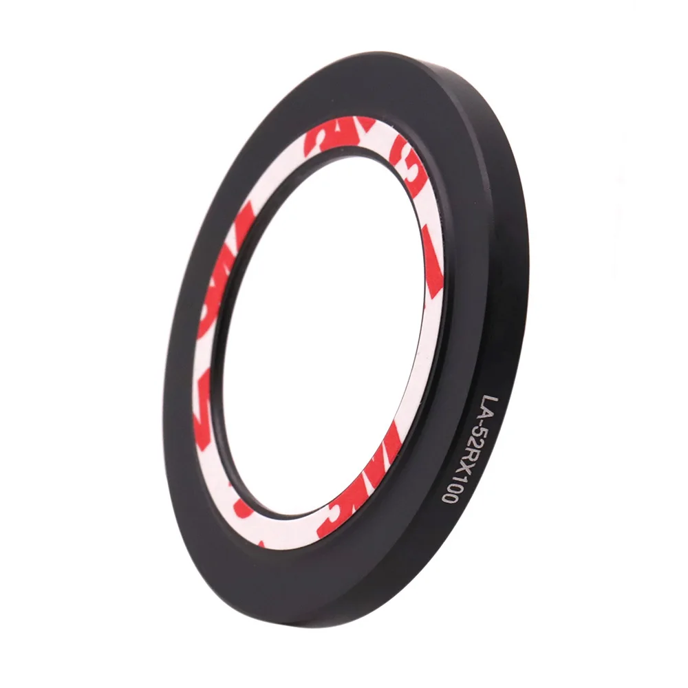 52mm Filter Adapter Ring for Sony Cyber-shot DSC-RX100 II III IV V VA LA-52RX100 Compatible UV CPL ND Lens Cap