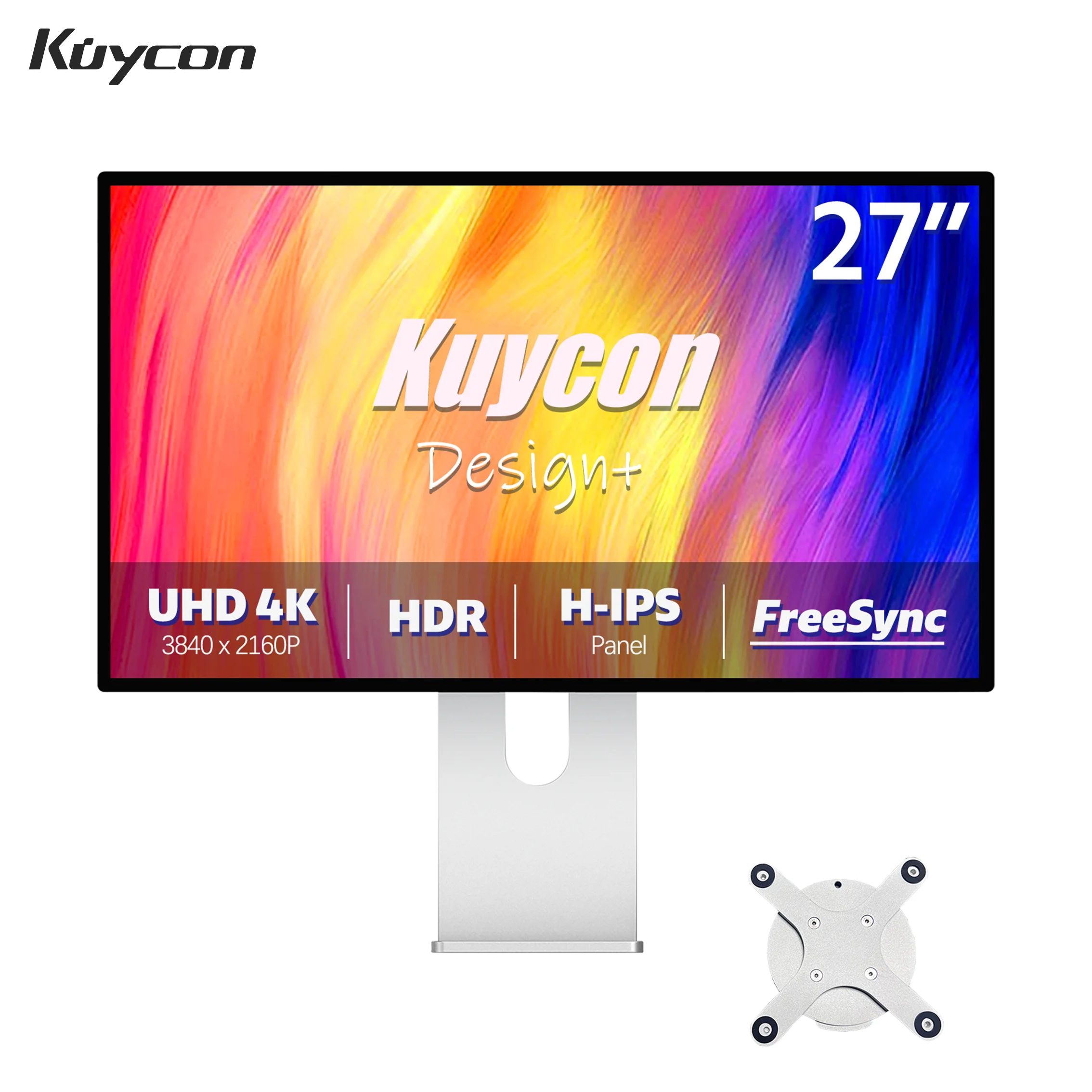 

Kuycon P27G 27-дюймовый игровой монитор Ultra HD 60 Гц Qick Response PC Дисплей HDR10 AMD Бесплатная синхронизация Экран премиум-класса Широкий цветной гамт