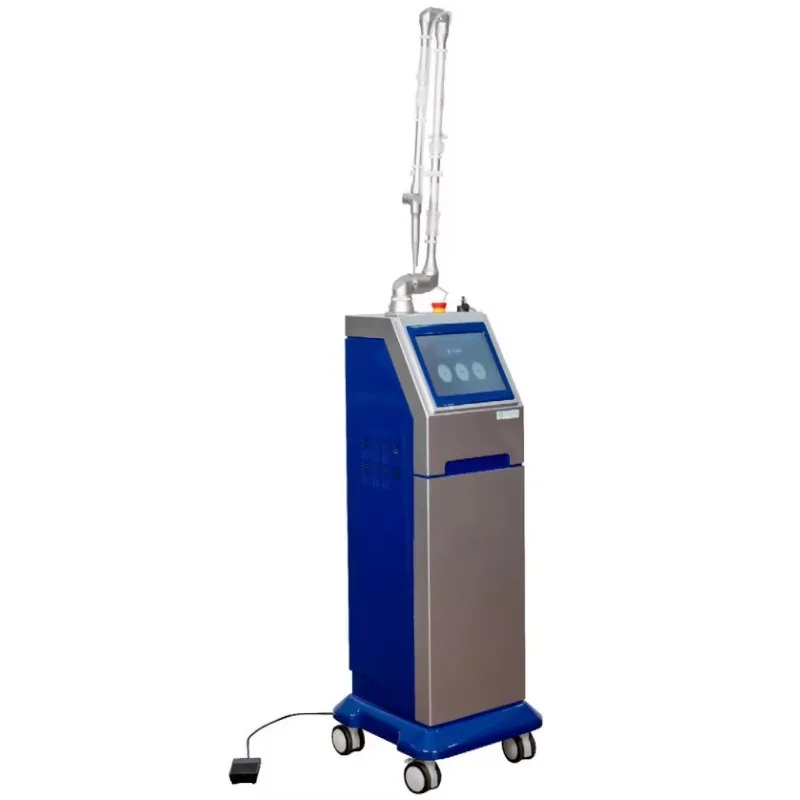 Veterinary Carbon Dioxide Laser Therapy Instrument Foot Switch Laser Therapy Instrument with Color Touch Screen