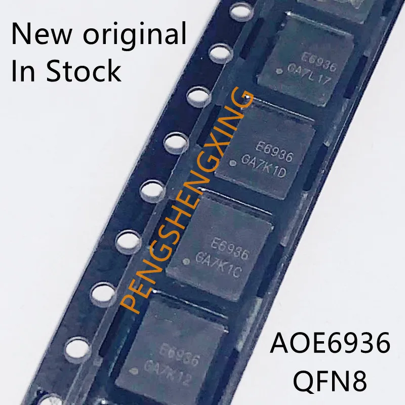 10ชิ้น/ล็อต AOE6936 E6936 DFN MOS FET