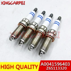 4-6Pcs A0041596403 Z6S113320 Iridium Spark Plug For Mercedes-Benz W221 W212 S212 C207 S211 Peugeot 308 508 3008 5008 9813769880