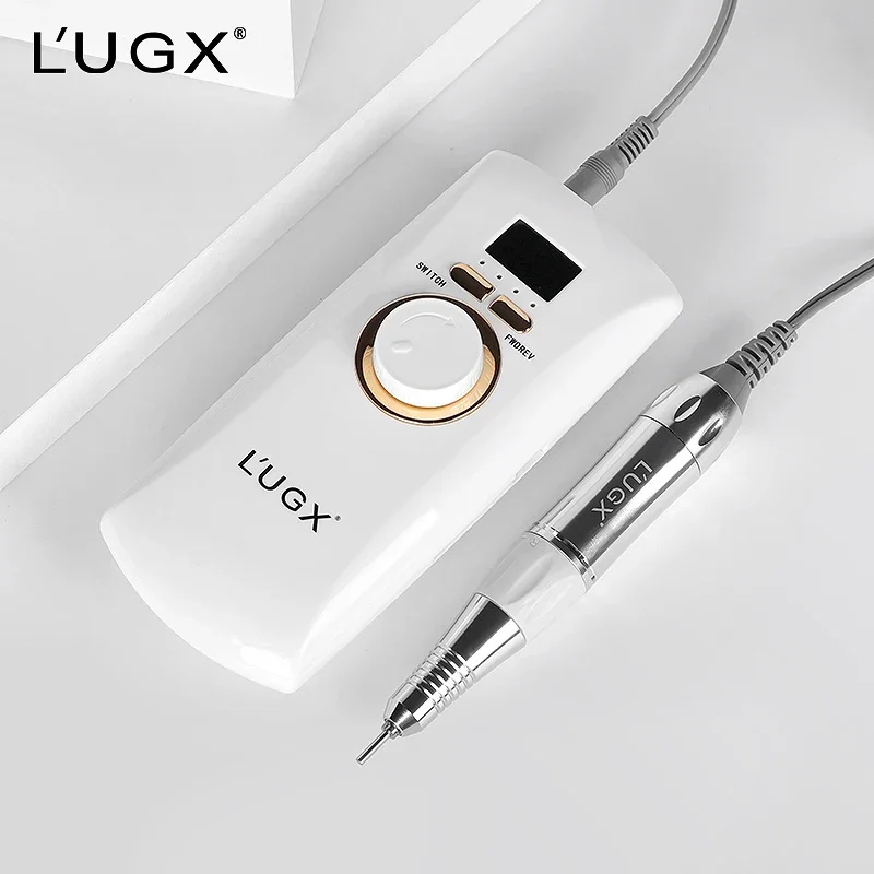 

LUGX 601 30000 Rpm Nail Equipments Profesional Acrylic Cordless Rechargeable Professional Electric Portable Machine Nail Drill