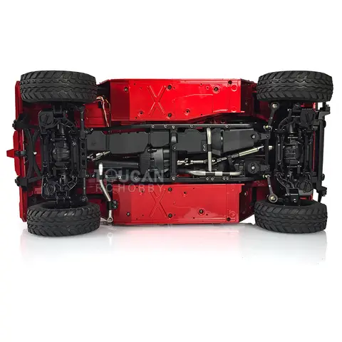 HG RC 4*4 U.S P415 1/10 RC Car Crawler Truck Servo ESC Motor Radio Light Sound System Outdoor RC Toys Gift Model TH17229