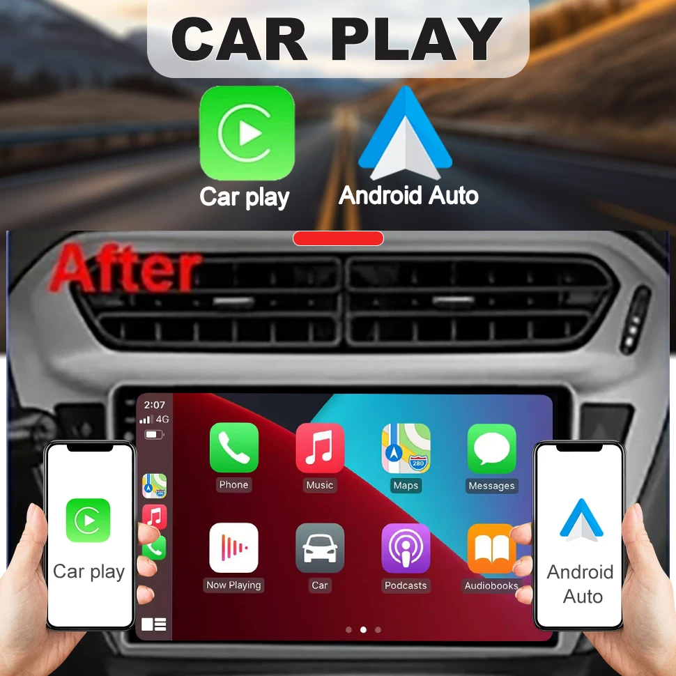 Audio Stereo Radio mobil 2 Din untuk Peugeot 301 2013-2018 Carplay BT 8core DSP GPS Android 12 Audio kendaraan sistem cerdas mobil