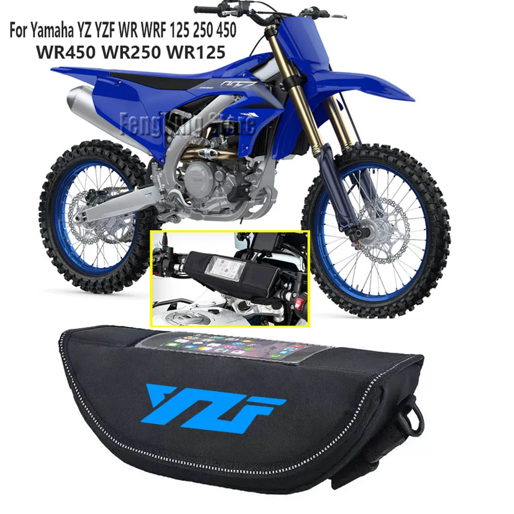 

For Yamaha YZ YZF WR WRF 125 250 450 Motorcycle accessories tools bag Waterproof And Dustproof Convenient travel handlebar bag