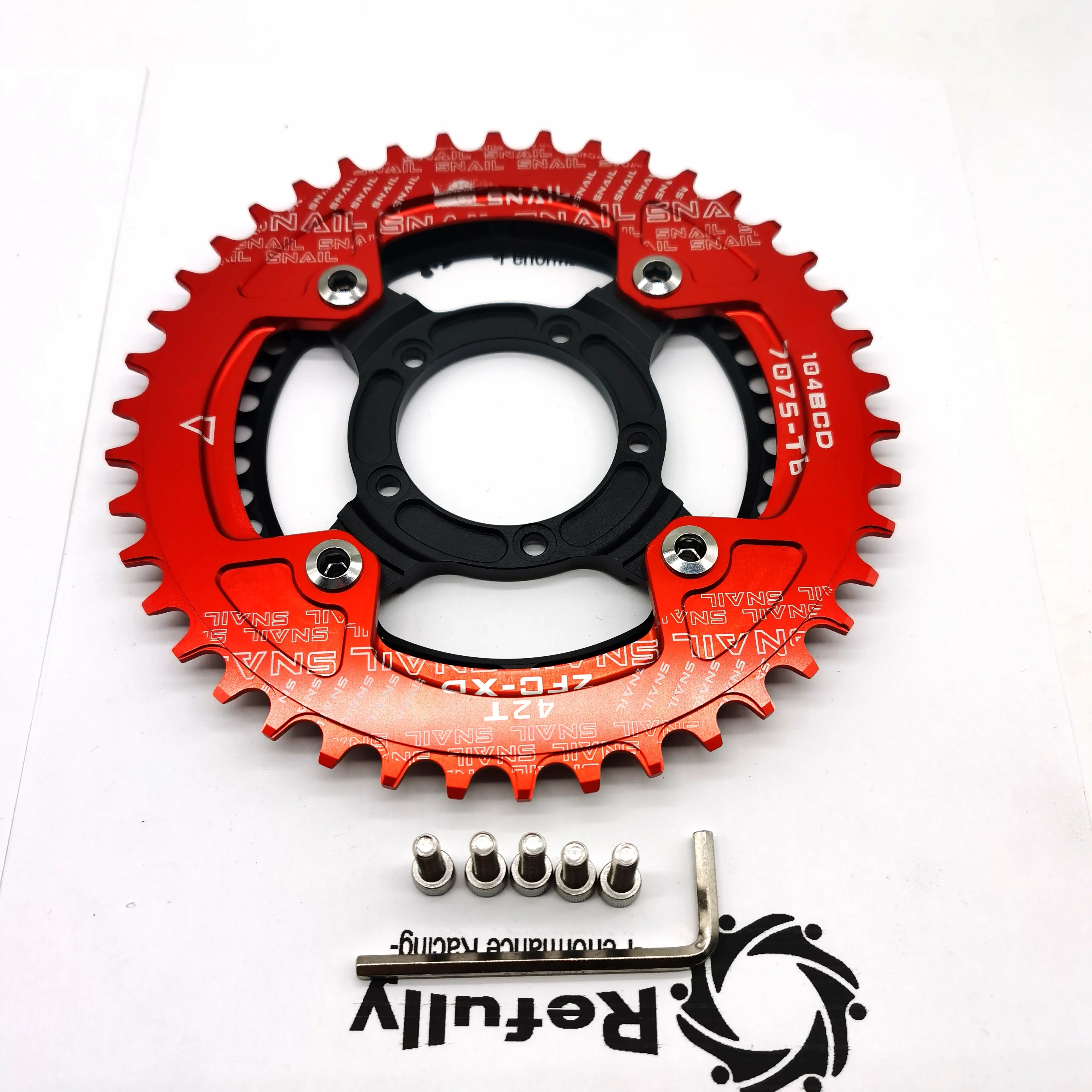 Chainring 36T - 42T Kit For Bafang BBS01 BBS02