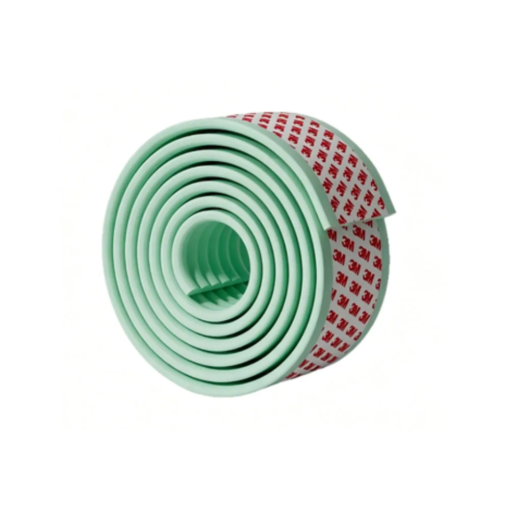 2m Children's Protective Foam Bumper Strip, Safety Guard for Furniture Table Edges and Corners, Also for Wrapping Water Pipes