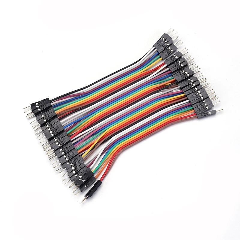 120 Stück 40P 10cm Jumper-Kabel-Set Elektronische Komponenten Stecker-zu-Stecker, Buchse-zu-Stecker, Buchse-zu-Buchse-Verbinder für Breadboard – Detail 2