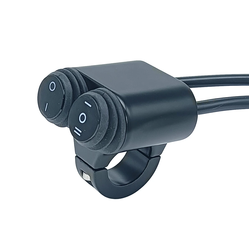 

Motorcycle Handlebar Switch 22mm Waterproof ON OFF Button Universal ATV Motorbike Scooter E-bike Switches