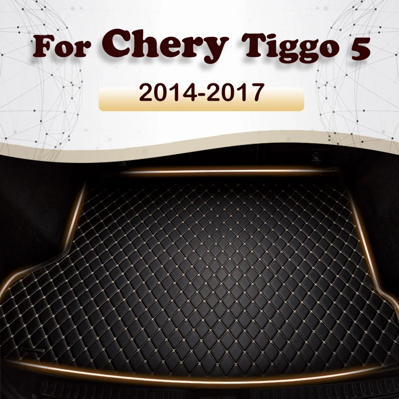 

Коврик для багажника автомобиля для Chery Tiggo 5 SUV 2014 2015 2016 2017, пользовательские автомобильные аксессуары, украшение интерьера автомобиля