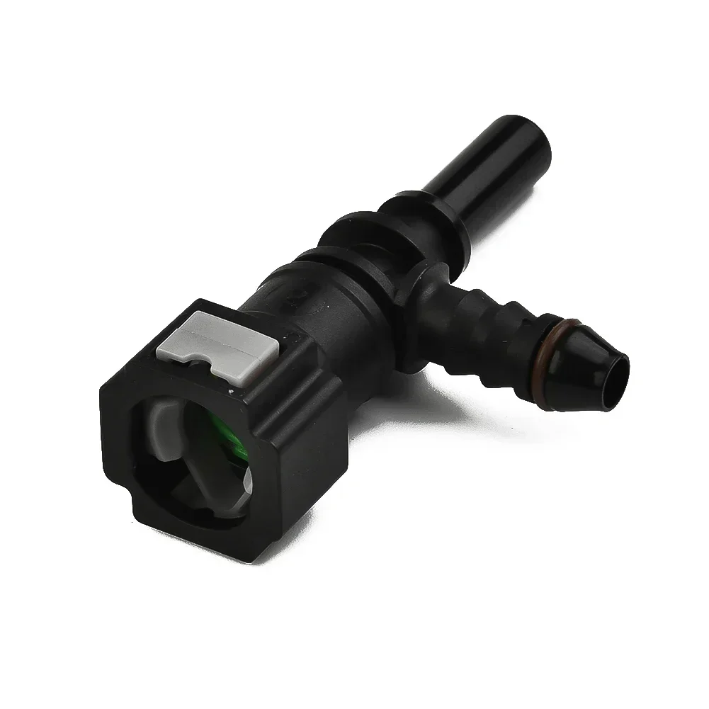 Carhome High Quality New Tightness Convenient Release Connector 7.89mm Black Car Female Fuel Line Nylon Quick Tee Fitting Useful