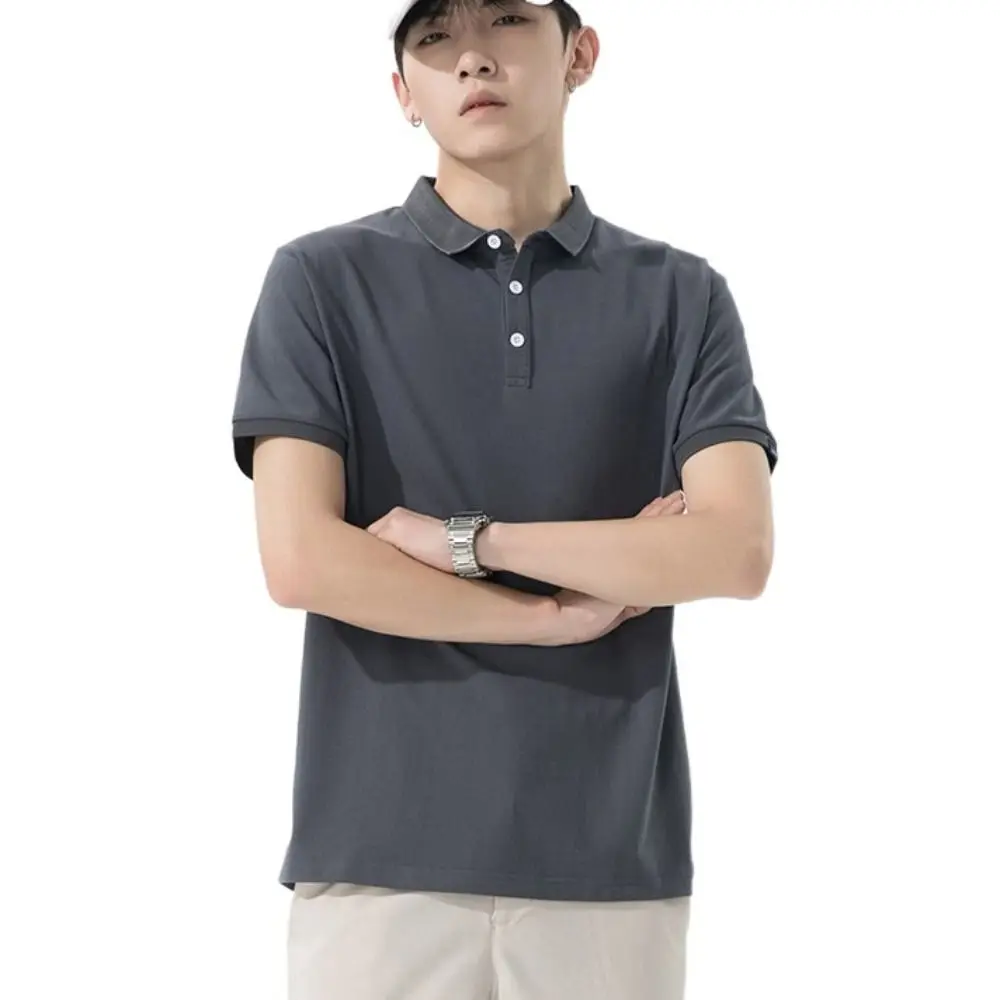 

Soft Pure Color Men's Shirt Simple Undershirt Short Sleeved T Shirts Streetwear Loose Basic Tees Shirts Daily