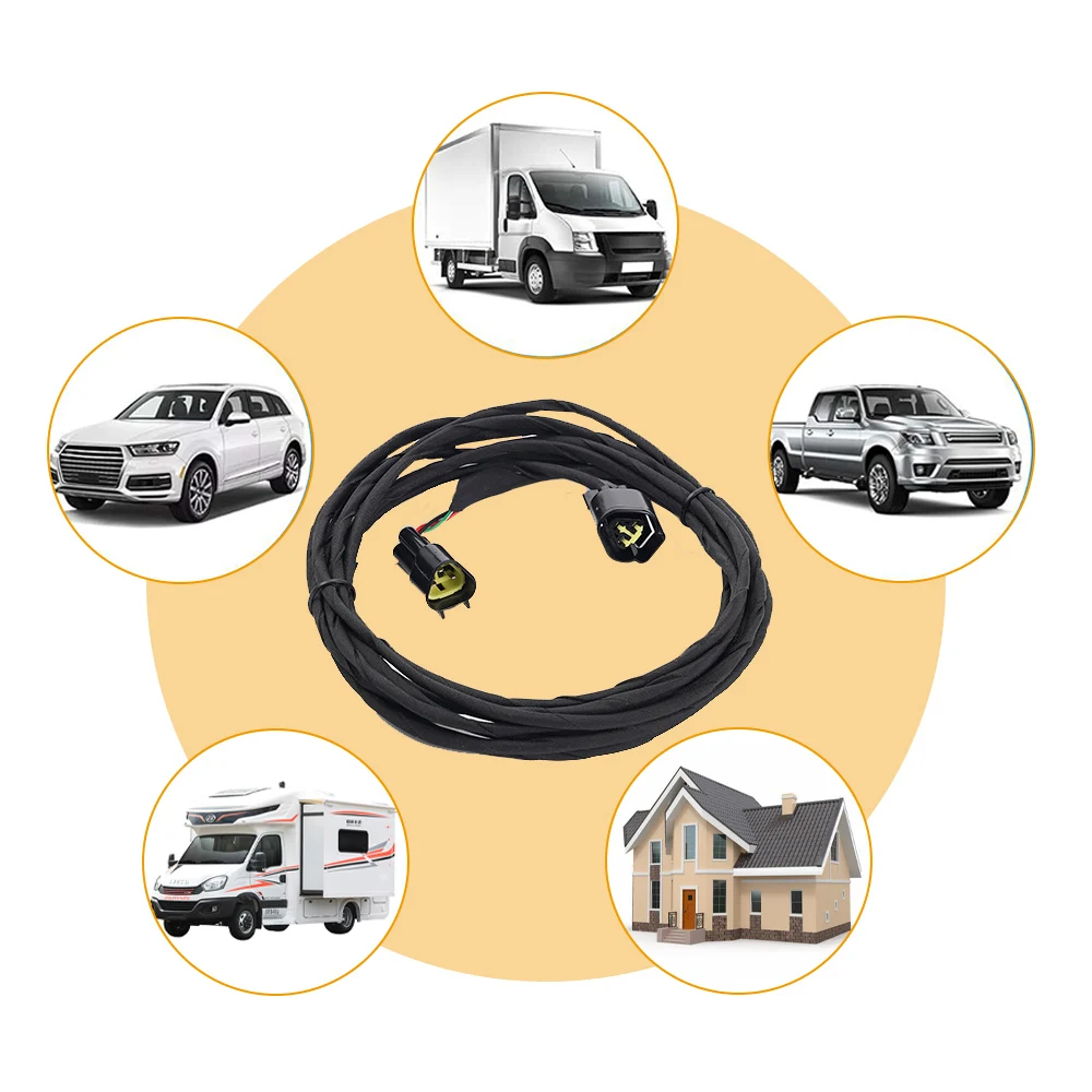 4 متر 12 فولت/24 فولت سخان الديزل سخان الديزل مهائي كابلات 2kw 5kw 8kw سخان الديزل شاشة Lcd تمديد كابل اكسسوارات السيارات