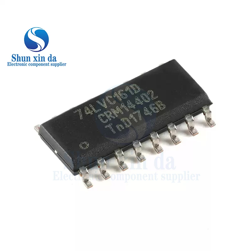 10PCS 74LVC161D 74LVC161 SOP-16 Presettable synchronous 4-bit Binary Counter Asynchronous Reset IC SMD Chip
