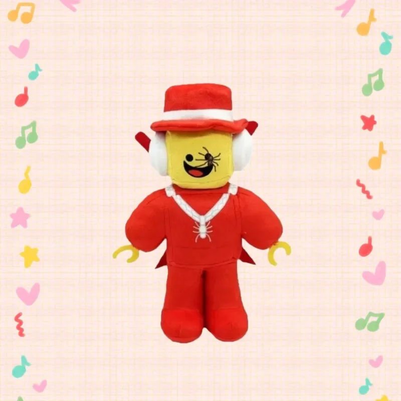 게임 스틸 어 브레인롯 샘미 잔델 봉제 인형 부드러운 동물 애니메이션 만화 모자 원숭이 팬들을 위한 생일 크리스마스 선물