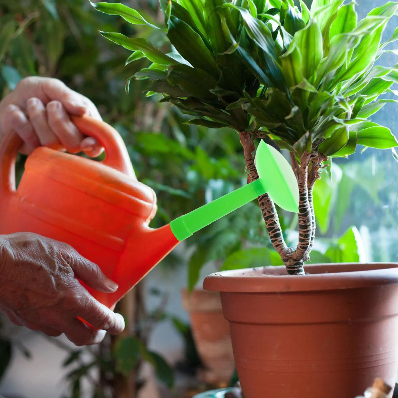 

2Pcs Sprinkler Head 26Mm Inner Diameter 7L-10L Watering Cans Detachable Long Rod Even Water Distribution Garden Tool