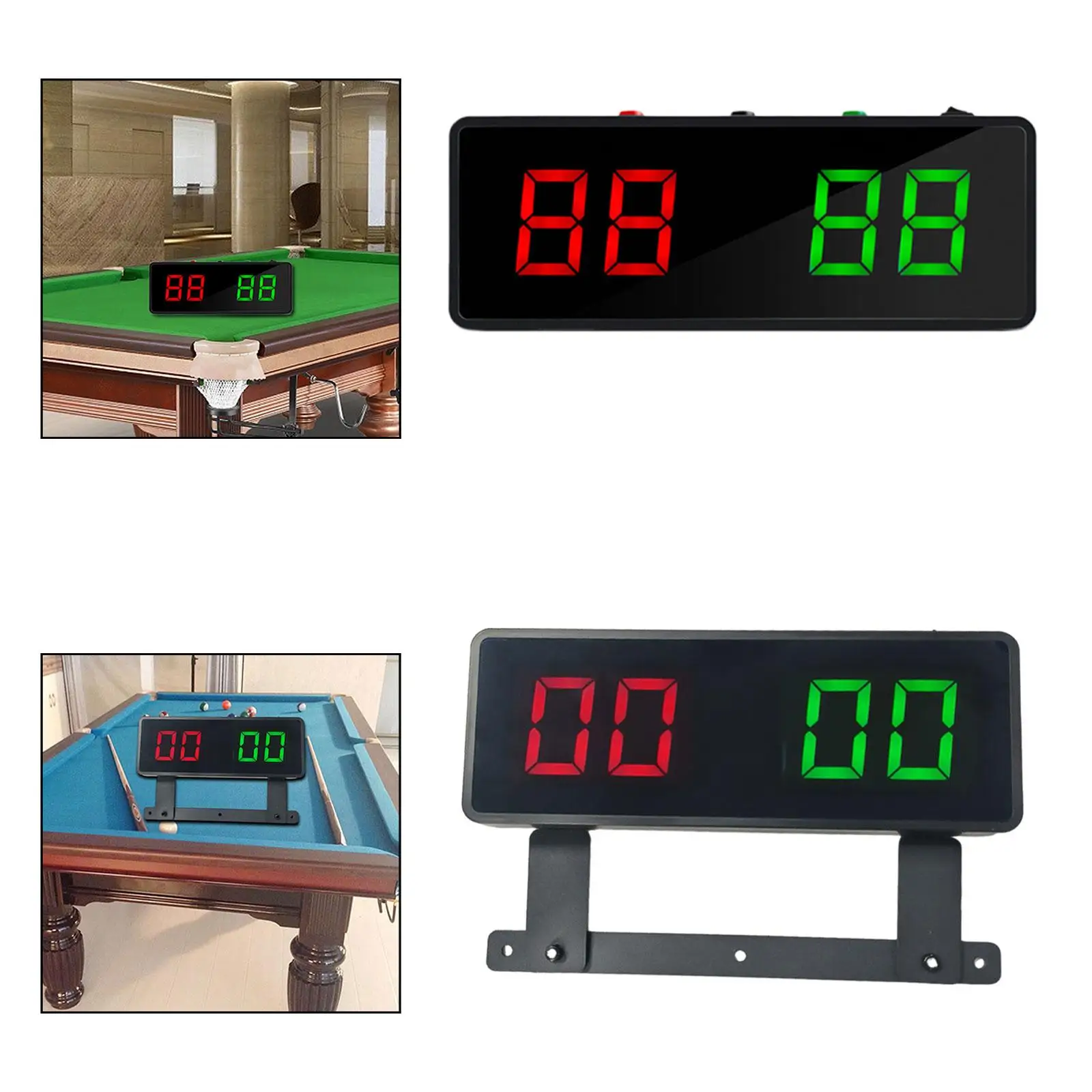 

Billiard Electronic Scoreboard Rechargeable Easy to Use Score Keeper Digital Scoreboard