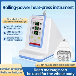 Electric Rolling Heating EMS Muscle Massager For Body Back And Neck Pain Relief Bodybuilding Slimming Roller Hip Lifting Machine