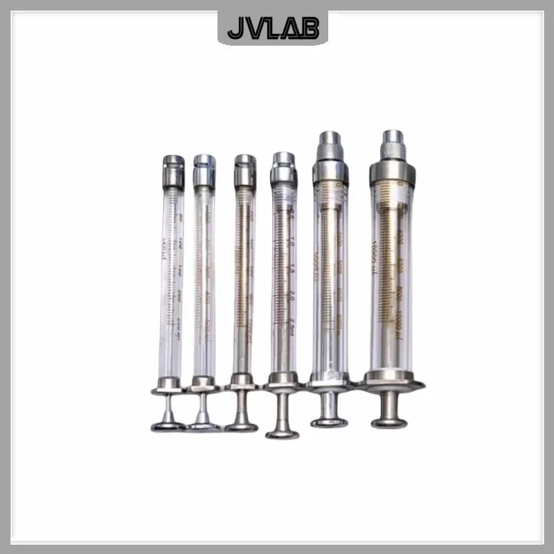 Microsampler Microliter Syringes Micro-injector Syringe 250ul/500ul/1000ul/2500ul/5000ul For GC Injection Removable Needle 1 EA