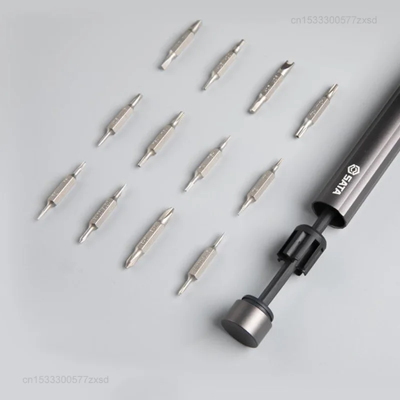 Imagem -06 - Xiaomi-sata Magnetic Screwdriver Grupo Mini Screw Driver Pen Kit Bits de Precisão Phillips Torx Hex