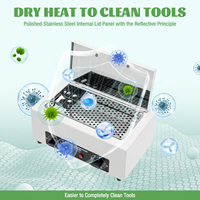 Dry Heat Sterilizer Box Disinfection Box Manicure Pedicure Heat Sterilizer For Salon Beauty Hair Nail Metal Tools