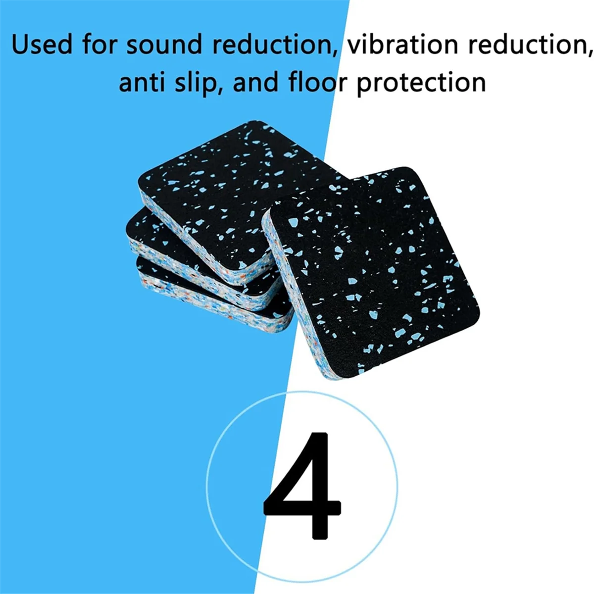 Treadmill Mat Pads Exercise Equipment ,Sound Insulation Shock Absorbing Mat, Floor Protection for Treadmill Washer LPY