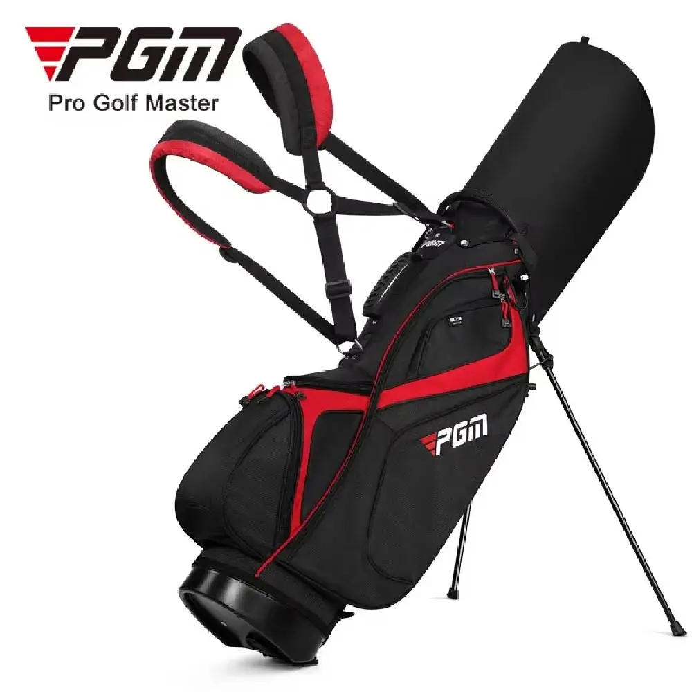 PGM Portable Golf Ball Bags,Multifunction Large Capacity Men Women Golf Stand Bags,Lightweight 14 Pin Bracket Ball Bag QB146