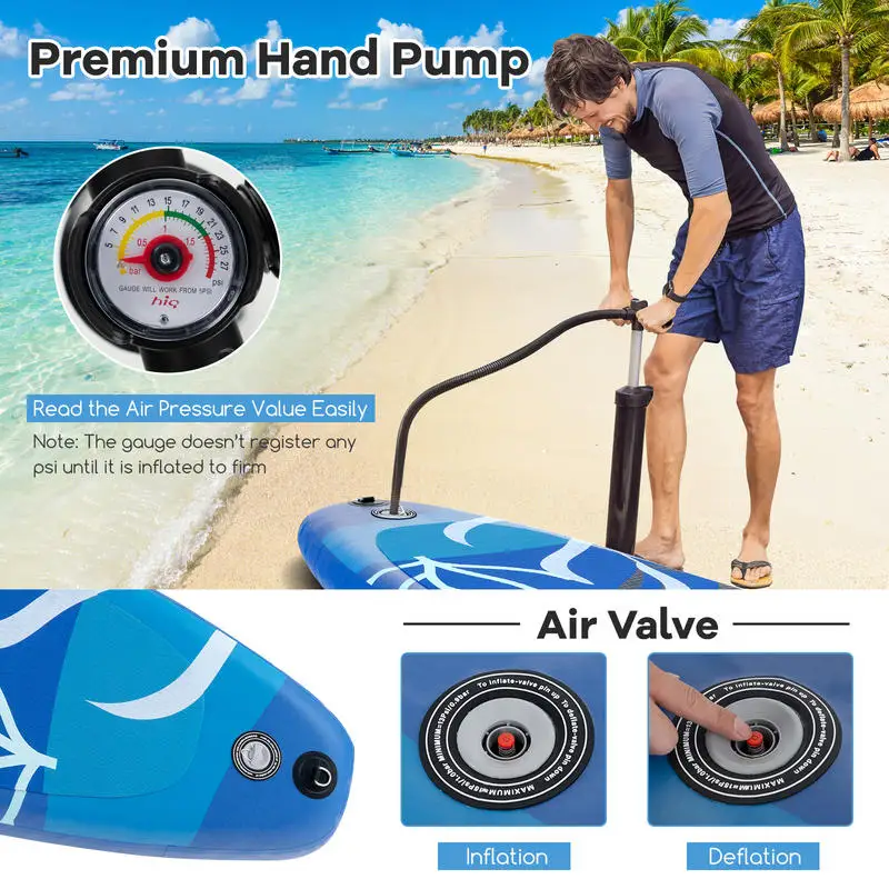 

Inflatable Stand Up Paddle Board Sup Board with Premium SUP Accessories-L