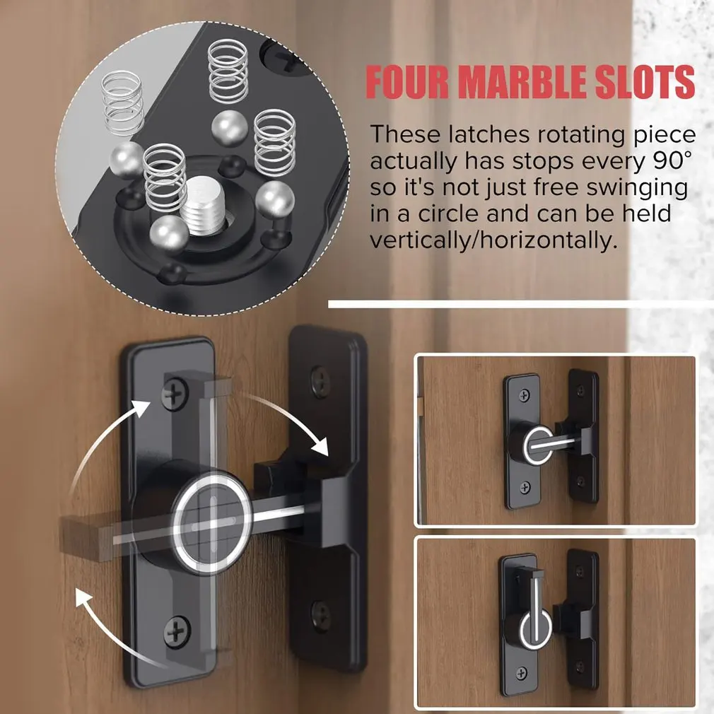 亜鉛合金ロック,ドア用,バスルーム用,引き戸用,家庭用ハードウェアアクセサリー,90度