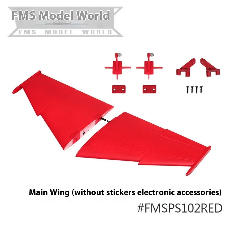 FMS 70มม. Jacques Yak-130ทาสีแดงตัวถังหลักปีกแบนหางแนวตั้งใบพัดห้องนักบินรุ่น V2แฮนด์เมด DIY