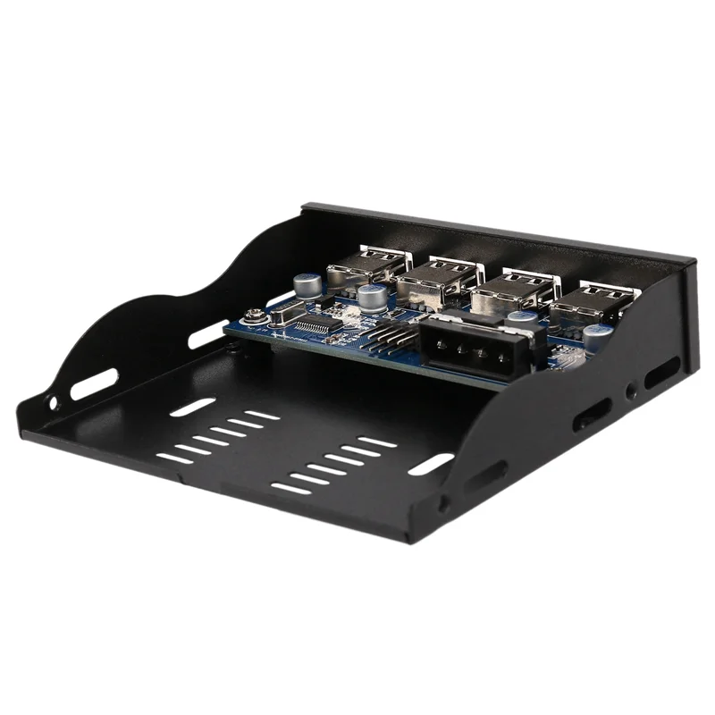 

3 шт., 3,5-дюймовый отсек для дискеты, 4 порта, концентратор USB 2.0, USB2.0, адаптер расширения передней панели, кронштейн с 9-контактным кабелем