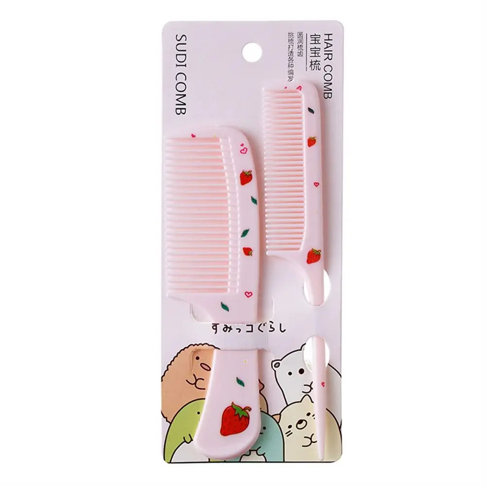 เครื่องมือจัดแต่งทรงผม Hairdressing Hairbrush น่ารักการ์ตูน Anti-Static หวีผม Untangling FINE-toothed หวีหางแหลมเด็กผู้หญิง