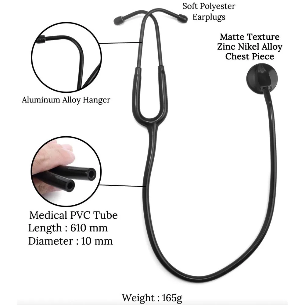 Doctor Stethoscope Professional Stethoscope Medical Cardiology Stethoscope Nurse Student Medical Equipment Device Single Sided