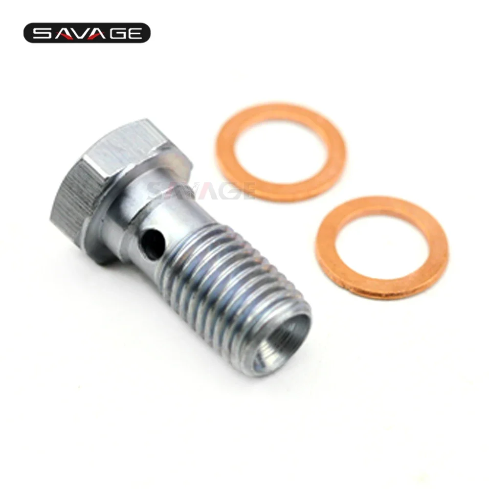 Banjo Bolts Front/Rear Brake Master Cylinder Screw Brake Hose Caliper Bolt Hydraulic Clutch Screw M10 x 1.25 10mm Motorcycle