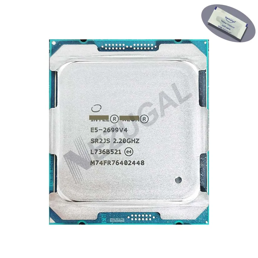 E5-2699V4 E5 2699V4 SR2JS 2.20 up to 3.60 Ghz DualDual Core 145W Socket 2011-3 CPU processor