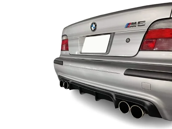 For Bmw E39 M (1995-2004) Rear Bumper Lip M5 style Rear Bumper Diffuser Abs Plastic