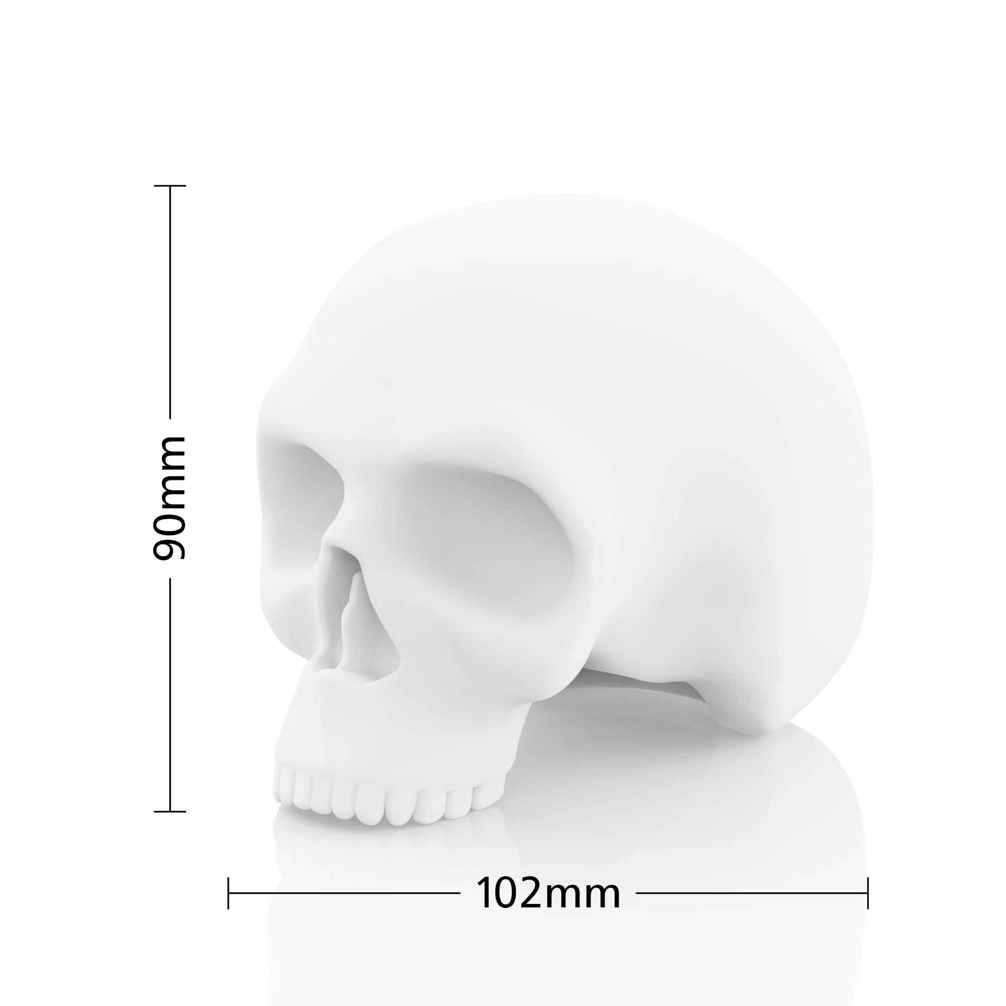 문신 해골 연습 모델 실리콘 3D 헤드 블랭크 자수 연습 가죽 장식 장식품 아트 컬렉션