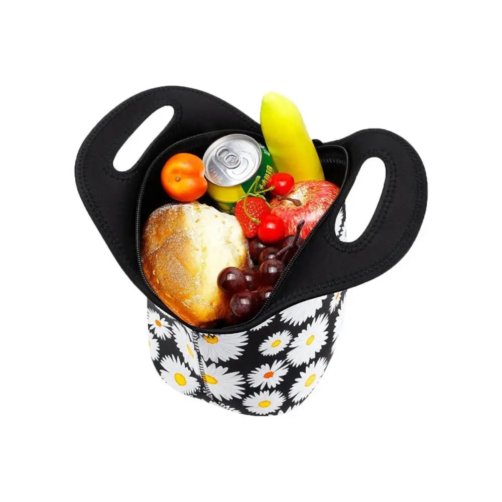 

Versatile Portable Lunchbox Neoprene Reusable Insulated Dinner Bags Handheld Leakproof Travel Lunch Bag Camping