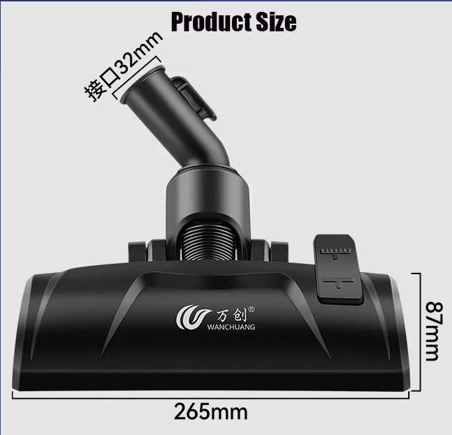 32mm Inner Diameter Vacuum Cleaner Floor Cleaning Brush and Nozzle with High Efficiency For RO1217 RO1321 RO1132 etc