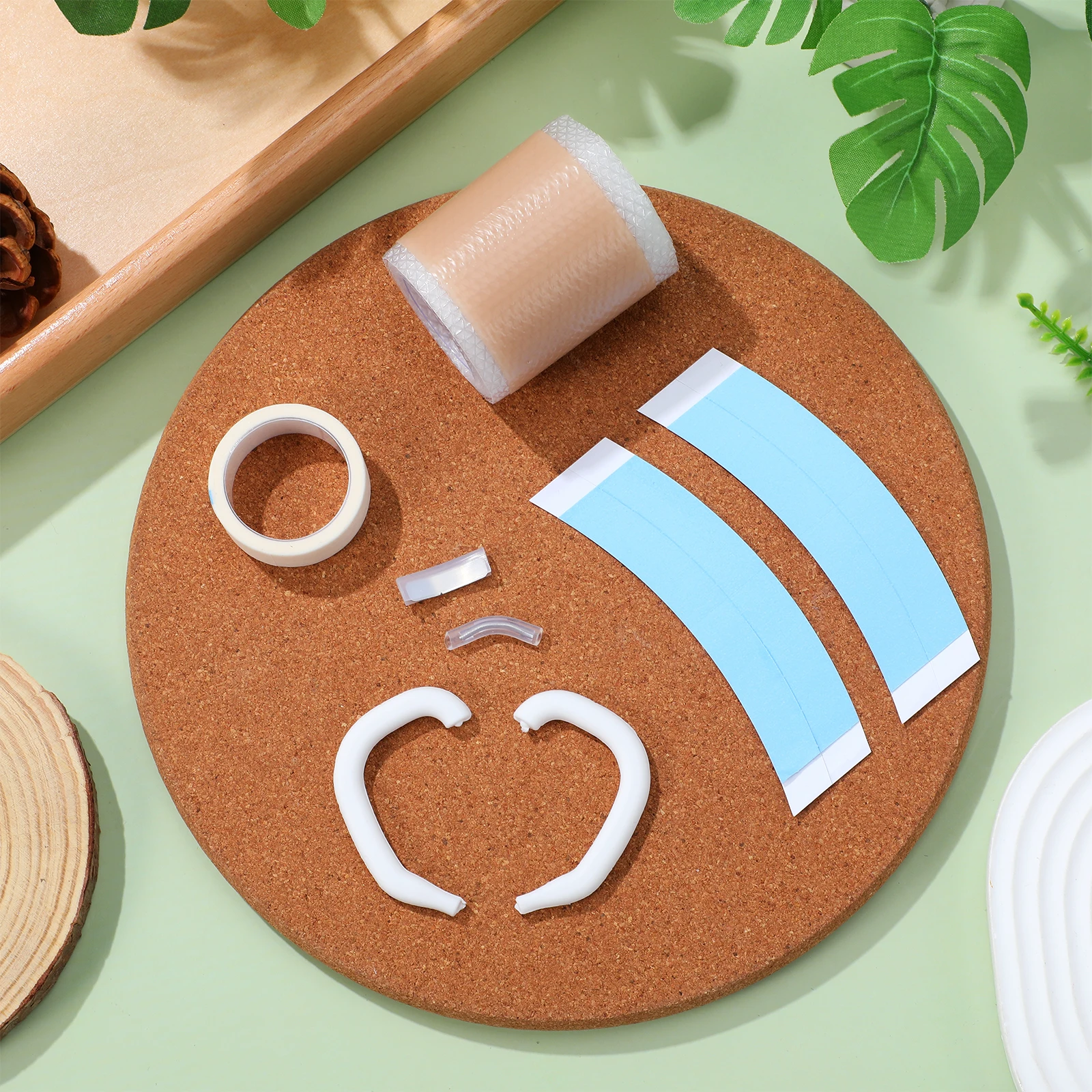 

1Set Auricle Tape Protruding Ear Corrector Durable Silicone Patch Friendly Ear Correction Tool Auricle Tape