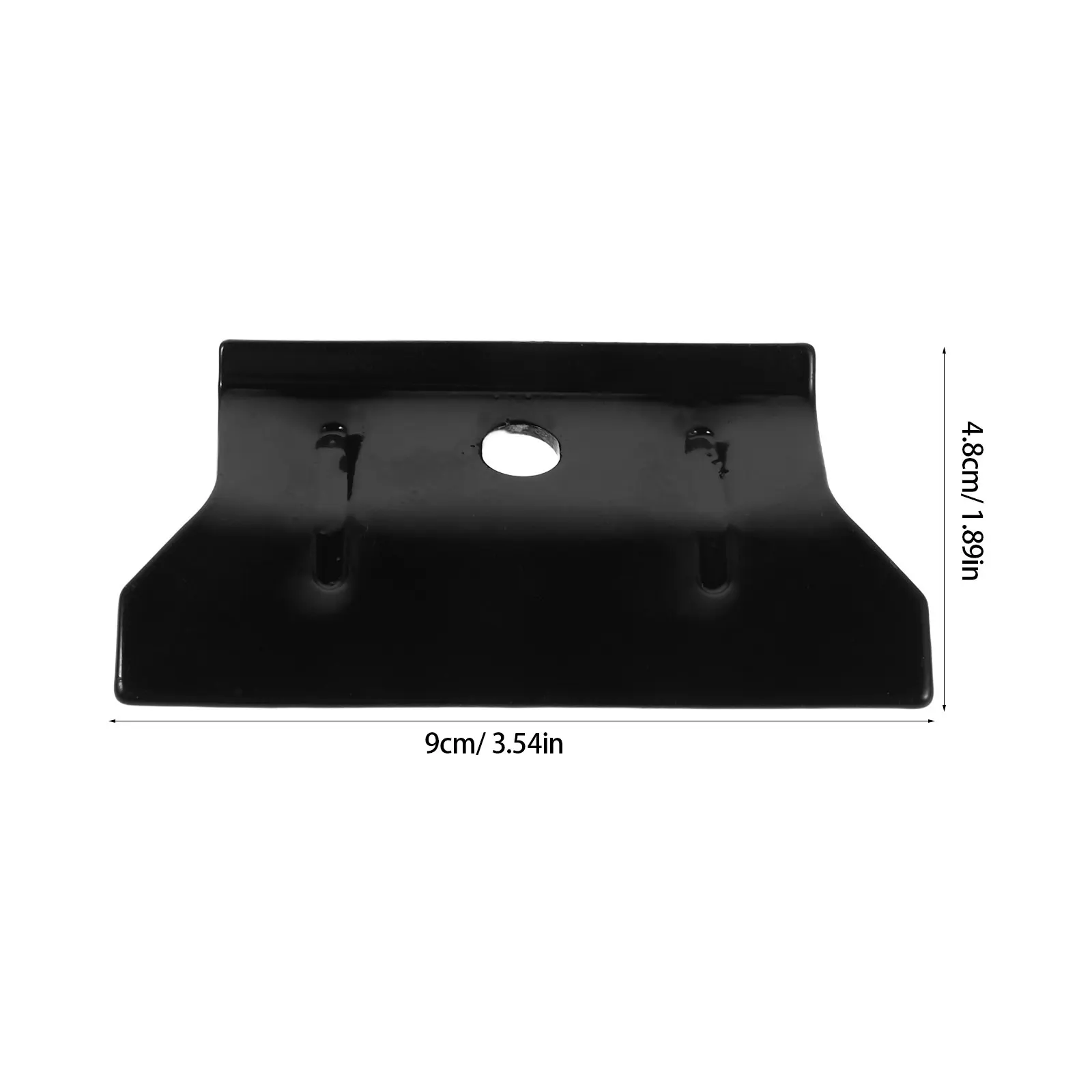 Black Car Battery Bracket Metal Hold Down Mount Anti-Vibration Electric Automobile Accumulator Fastener Stable Support Vehicle
