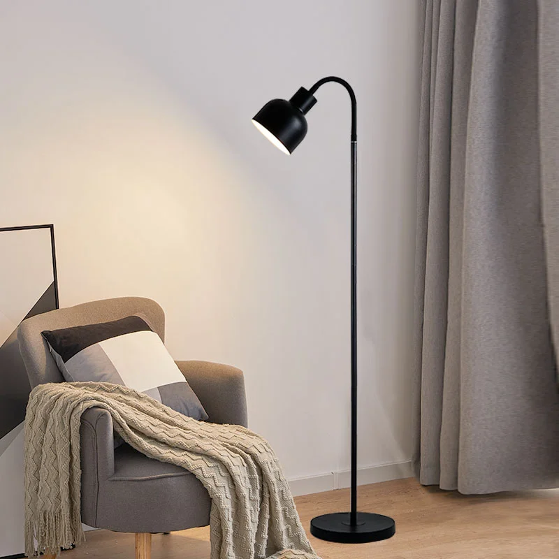 Przykładowy Led lampy podłogowe do salonu sypialnia lampa kreatywny przy łóżku nowoczesna Sofa Super jasne pionowe światła wystrój domu