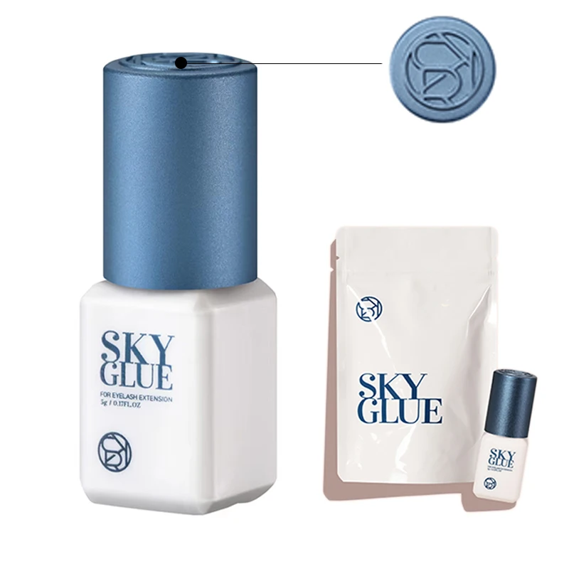 5 Bottles SKY S+ Glue For Eyelash Extension Korea 5ml Black Red Blue Cap Beauty Health Shop Makeup Tools Adhesive Fast 1S