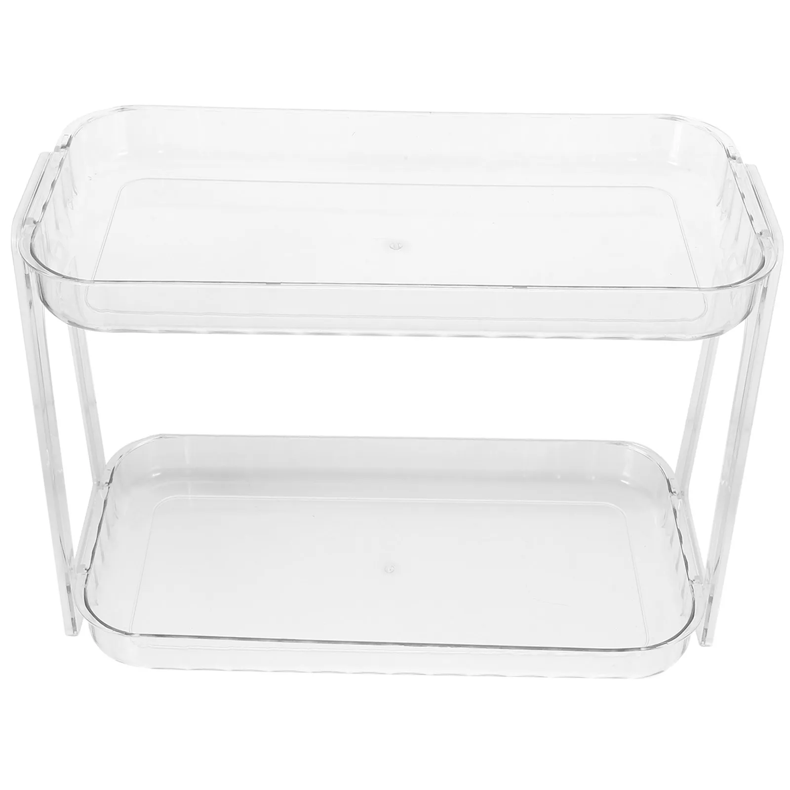 

Desktop Shelf Double-Layer Storage Rack Bathroom Toiletry Organizers Home Supplies Holder Makeup Organizer