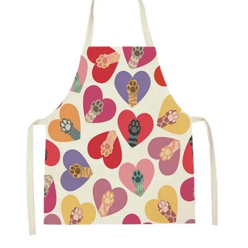

Space Galaxy Planet Print Kitchen Apron for Women Men Universe Stars Linen Cotton Bib Cooking Baking BBQ Tablier Delantal Cocina