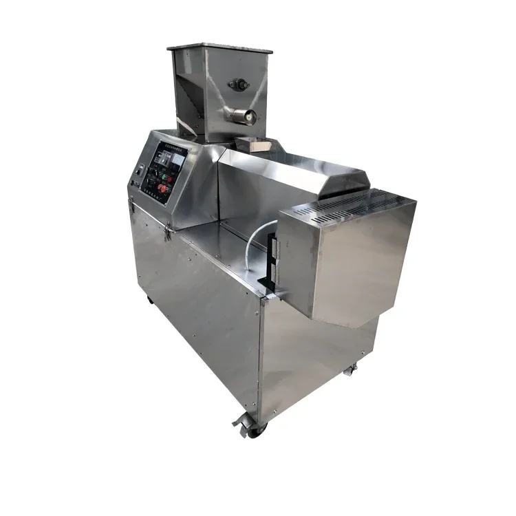 100kg-150KG/H Twin Screw Corn Chips Snacks Flakes Food Making Machine Puff Corn snack food machinery extruder