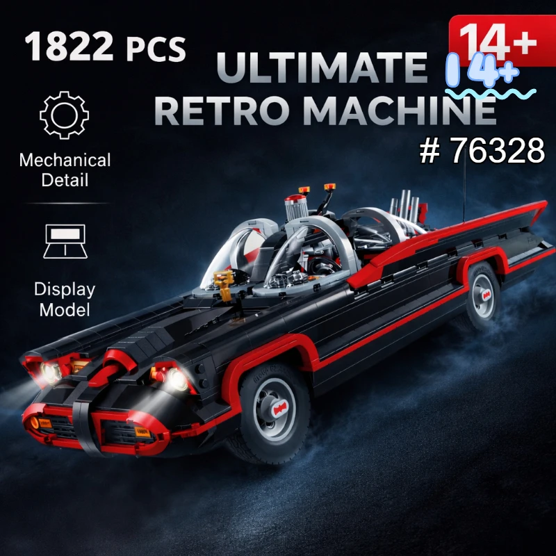 

Набор для сборки гоночного автомобиля Disney Shadow Hero 76328, премиум-модель для домашнего декора, семейного досуга и вечеринок