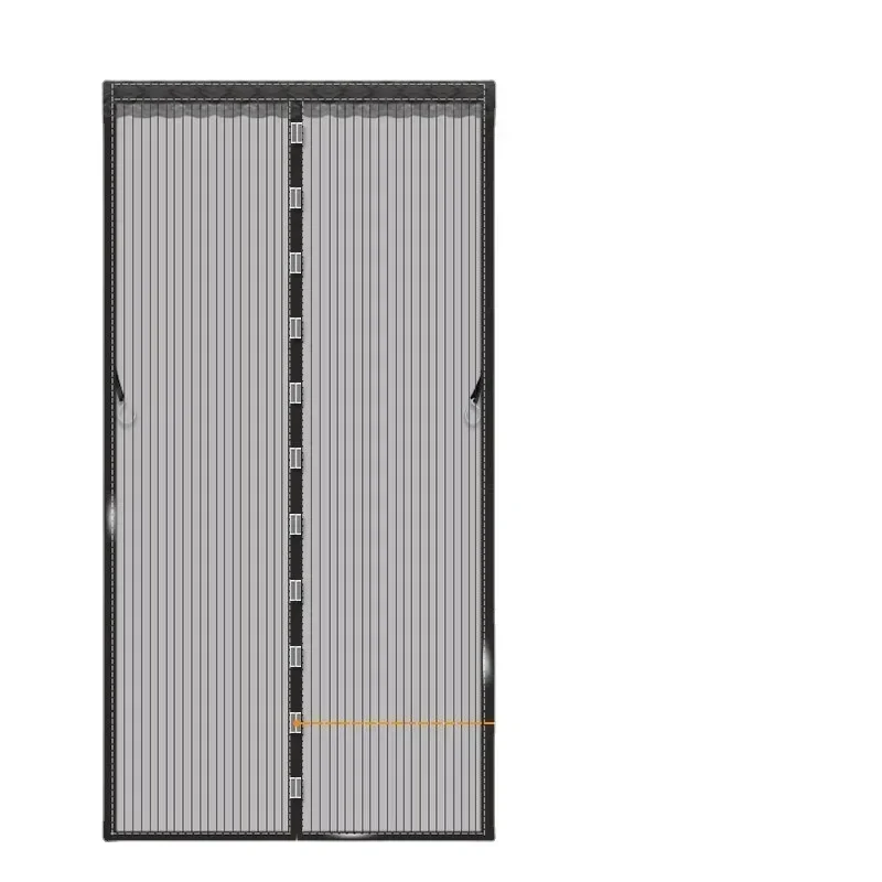Robuster Magnetischer Fliegengitter-Türvorhang, Insektenschutz, Freihändige Nutzung, Geräuscharme Getönte Türvorhänge für Schlafzimmer-Belüftung – Detail 1
