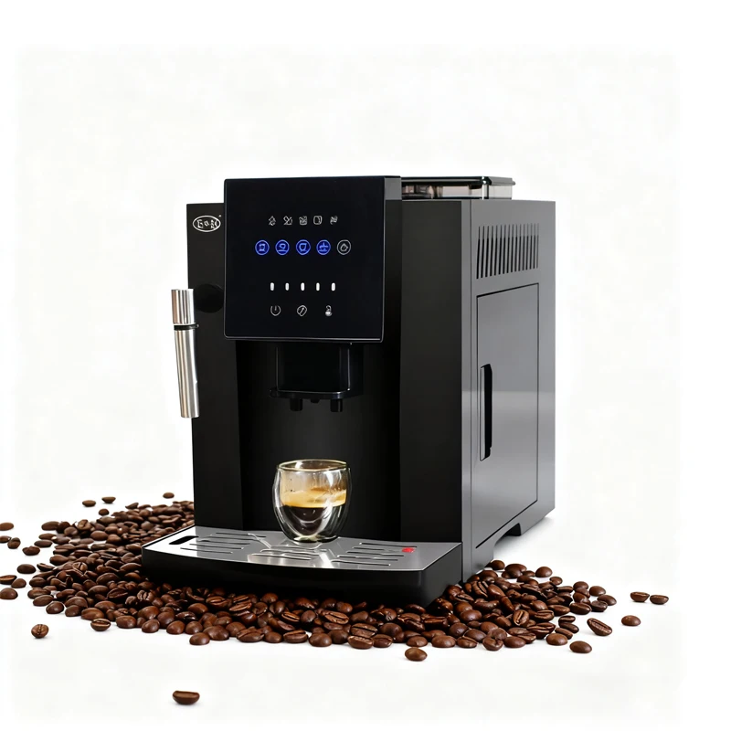 

Smart System LED Touch Screen Automatic Espresso Machine for Home Office Quick Brewing